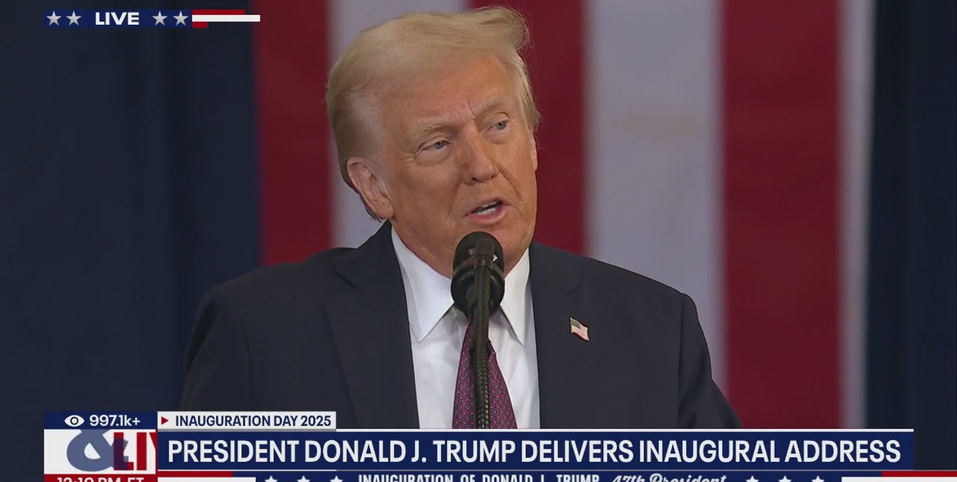 Trump inauguration speech: US policy will reflect 'only two genders'