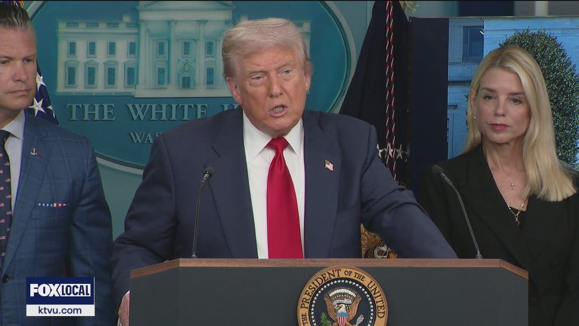 Trump calls out Oakland, Los Angeles in speech about crime in D.C.