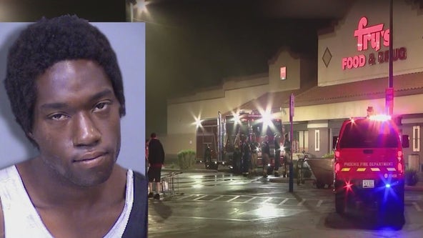 Man admits to starting Phoenix grocery store fire