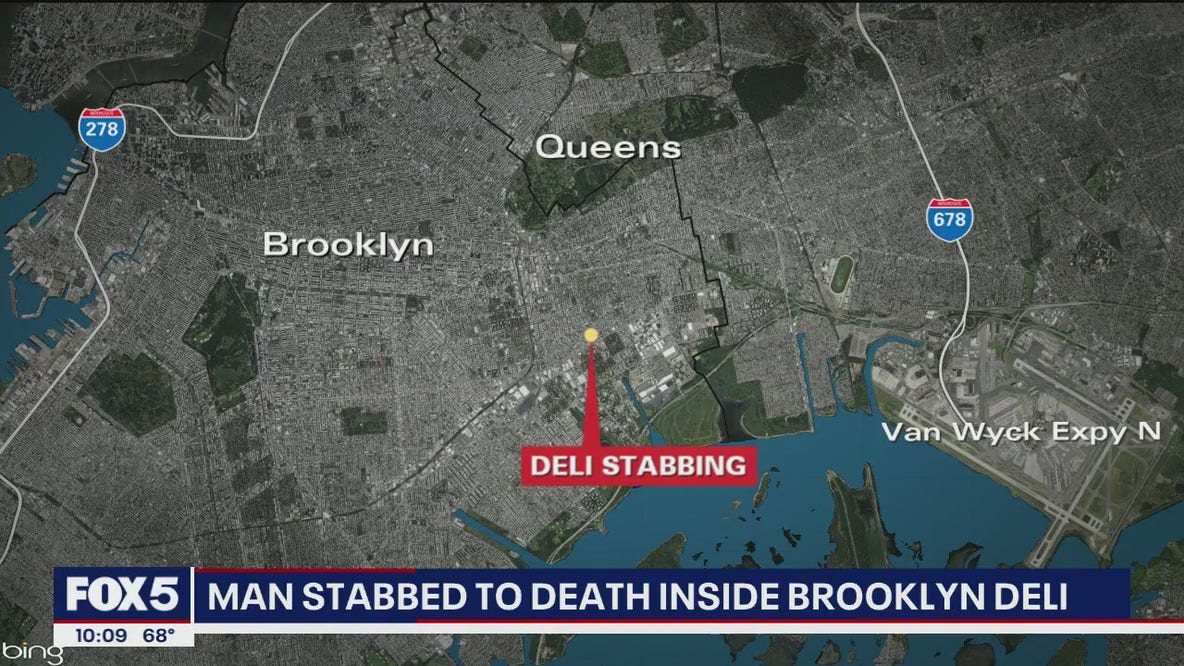 Man stabbed to death inside Brooklyn deli