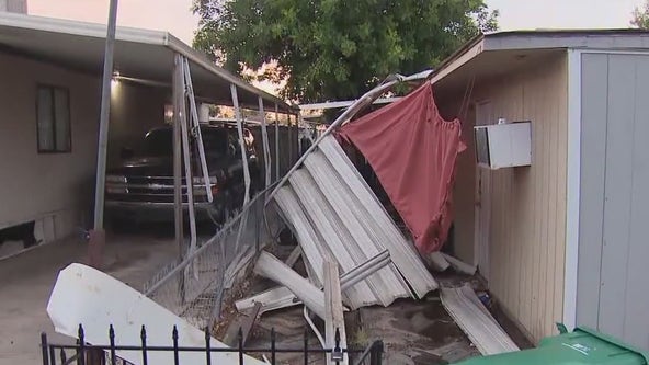 Powerful storms cause damage throughout Phoenix