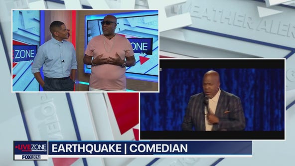 "I know when to say when" Comedian, Earthquake brings the jokes