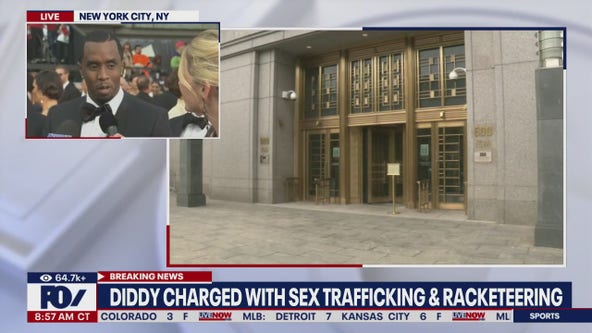 BREAKING: Diddy charged with sex trafficking