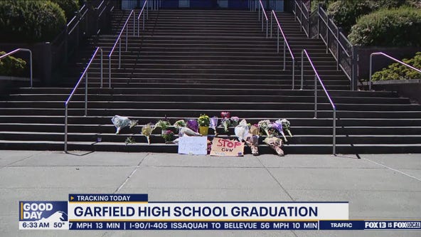 Garfield High School graduation after deadly teen shooting
