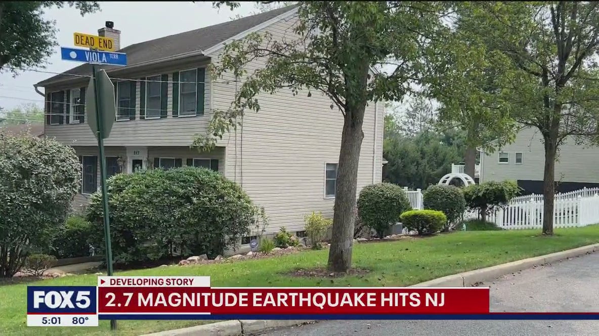 Another earthquake struck NJ, just miles outside NYC