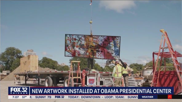 New artwork installed at Obama Presidential Center