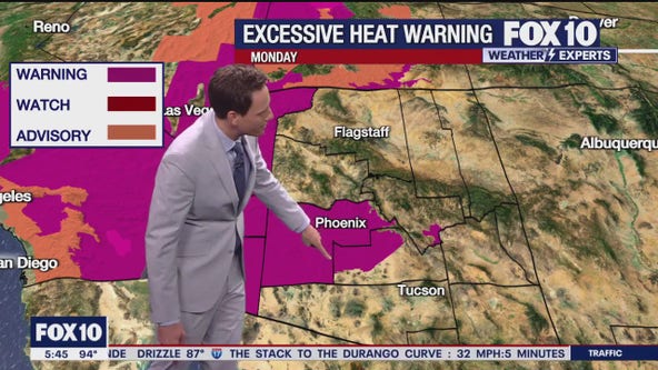 Arizona weather forecast: Hot day expected for the Valley