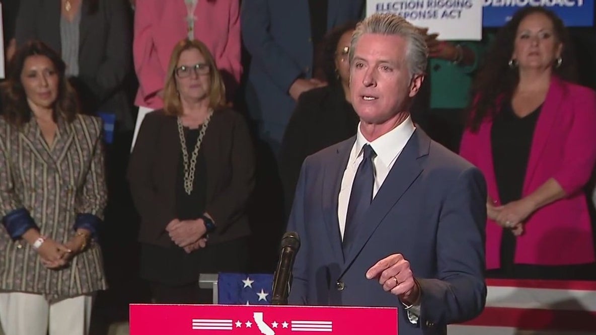 Newsom unveils redistricting plan