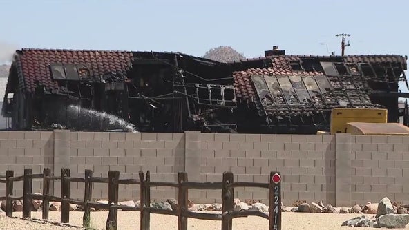 Man burned in Peoria barbecue fire