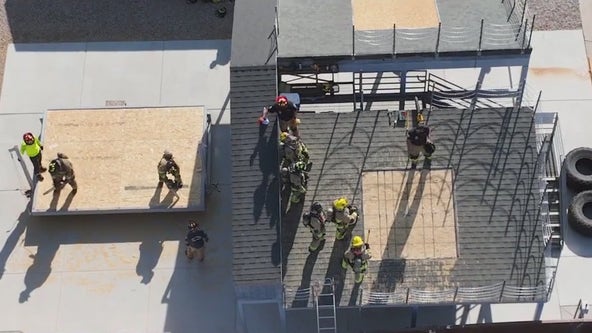 AZ rural firefighters training in the Phoenix area