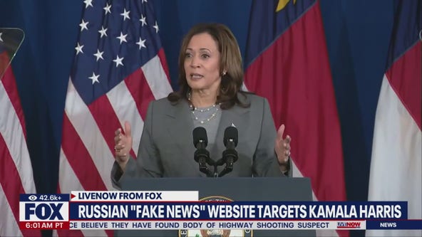 Russian "fake news" website targets Kamala Harris