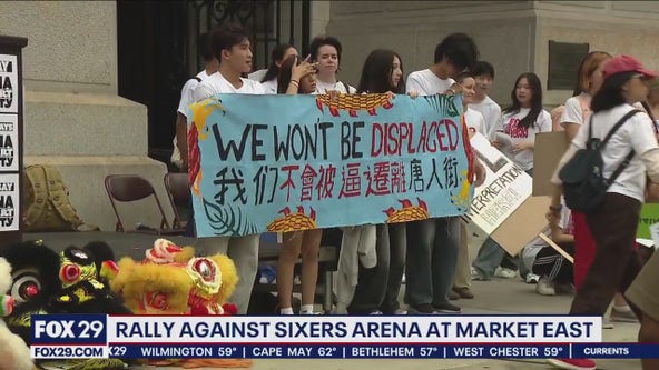 Save Chinatown’ holds mass rally opposing Sixers plans for nearby arena