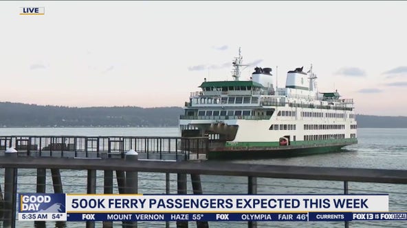 500,000 ferry passengers expected 4th of July week