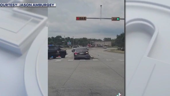 VIDEO: Police chase caught on camera