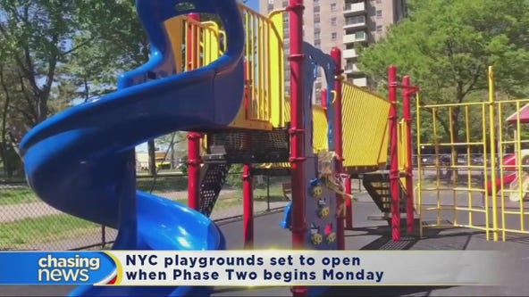 NYC playgrounds set to open when Phase Two begins Monday