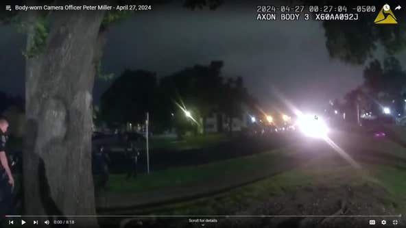 Bodycam footage from officer involved shooting