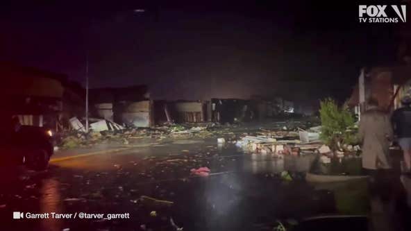 Sulphur, Oklahoma tornado damage