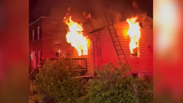 Overnight fire rips through home in Southeast DC