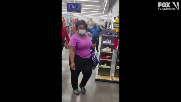 Video shows three women walking out of store with unpaid items