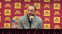 Ben Johnson meets media after Gophers lose to Michigan, 90-75