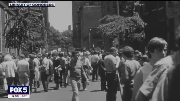 The first Gay Pride Parade in New York City