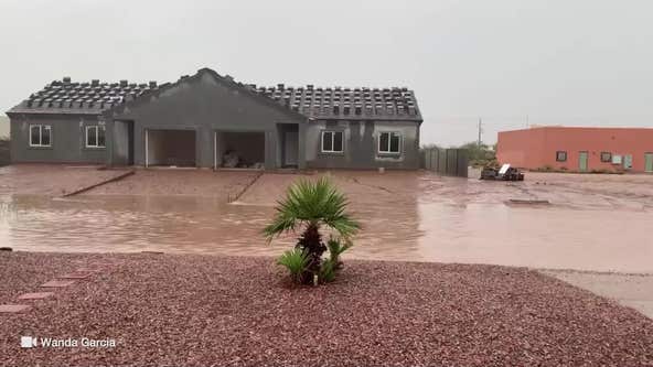 Roads flooded throughout Arizona City