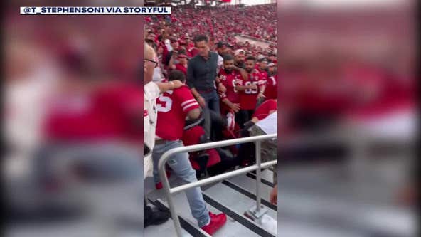 Hair-pulling brawl in stands during 49ers home opener