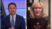 Tina Langley on "Seattle Sports Live" after huge UW women's hoops upset over No. 2 Stanford