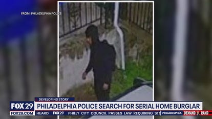 Multiple Southwest Philly homes hit by serial burglar