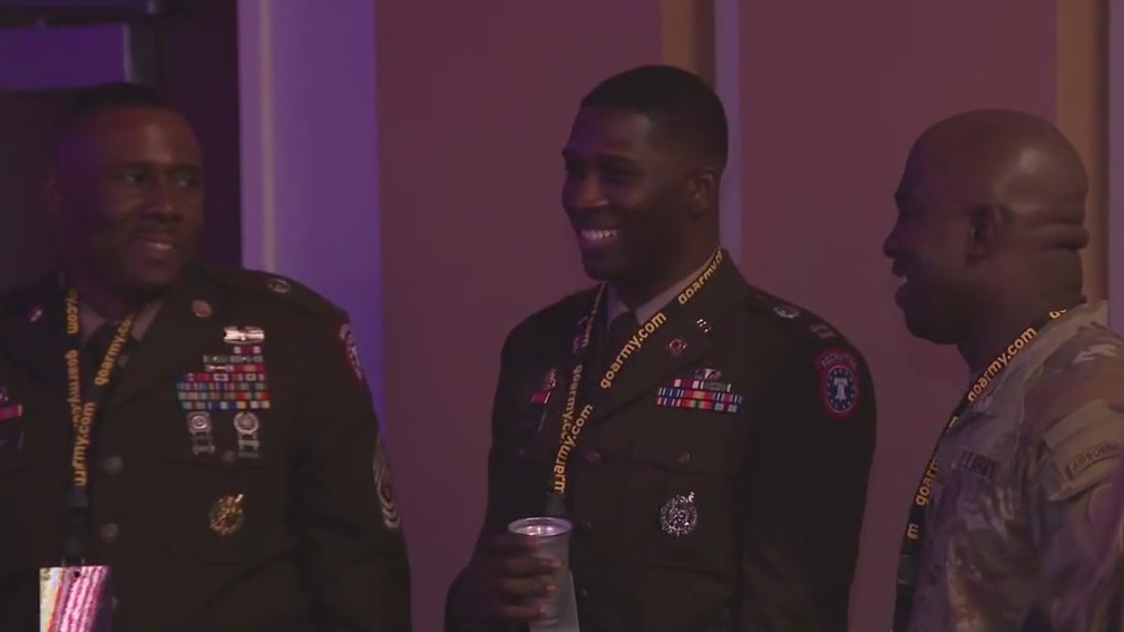 Atlanta Hawks honor military members