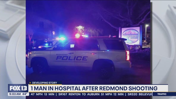 Man shot multiple times near downtown Redmond, police looking for suspect