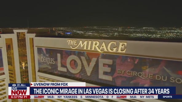 Mirage in Las Vegas announces closing date