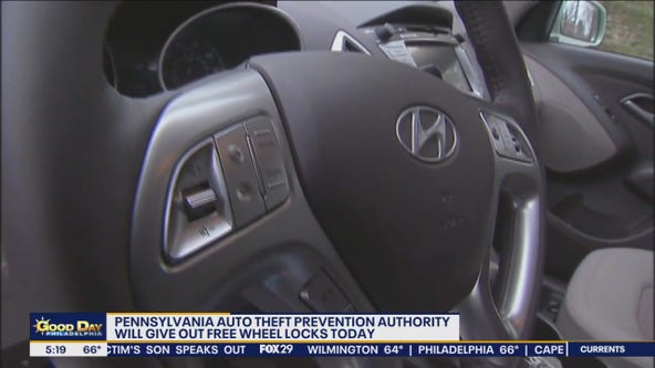 Officials to give out free wheel locks to help prevent vehicle theft
