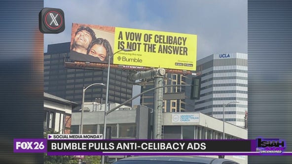 Social Media Monday: Bumble pulls anti-celibacy ads