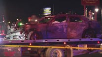 One killed, 6 hurt in fiery crash in Detroit