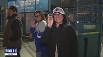 Dodgers fans leave happy after Opening Day win