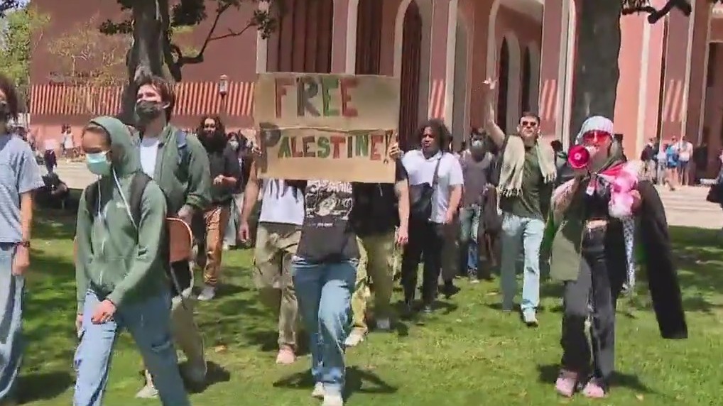USC pro-Palestine demonstration