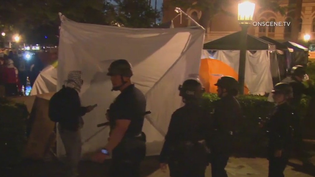 Police clear USC pro-Palestine encampment