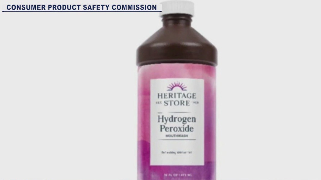Hydrogen peroxide mouthwash recalled nationwide