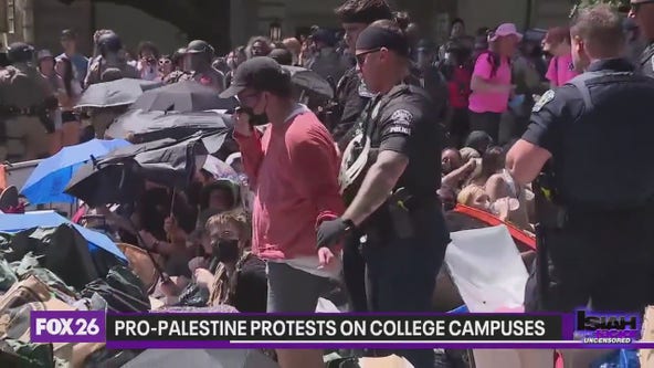 Pro-Palestine protests continue on college campuses