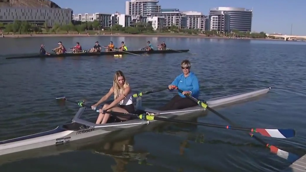 It's National Learn to Row Day at Tempe Town Lake