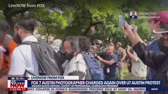 FOX photographer charged again over protests