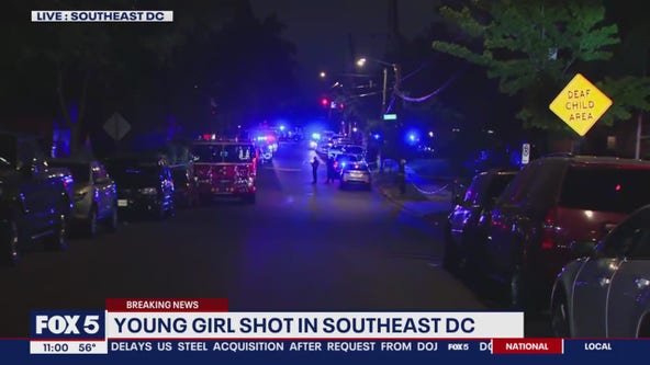 Young girl shot in Southeast DC