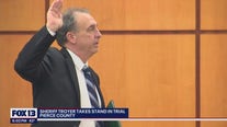 Sheriff Ed Troyer takes the stand in criminal trial against him