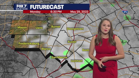 Austin weather: Potential showers and storms on Memorial Day