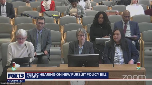 Public hearing on new pursuit policy bill