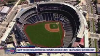 D.C. could pay millions for a new Nationals scoreboard