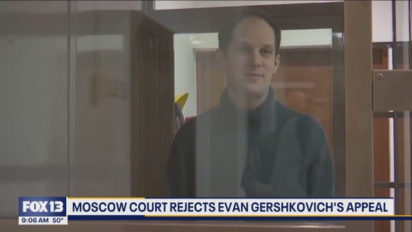Moscow court rejects Evan Gershkovich's appeal