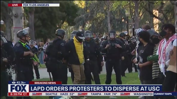 LAPD arrests pro-Palestinian protesters at USC