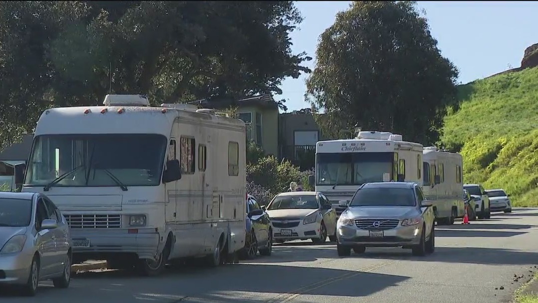 RV dwellers on SF Bernal Hill told by city to move along